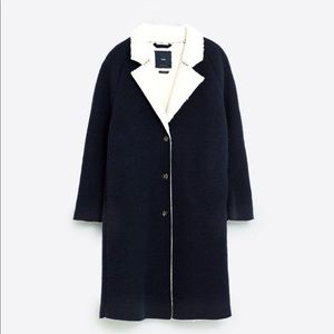 NWOT Zara wool warm coat, M